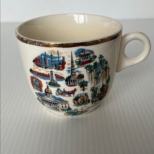 Vintage South Carolina Souvenir Cup